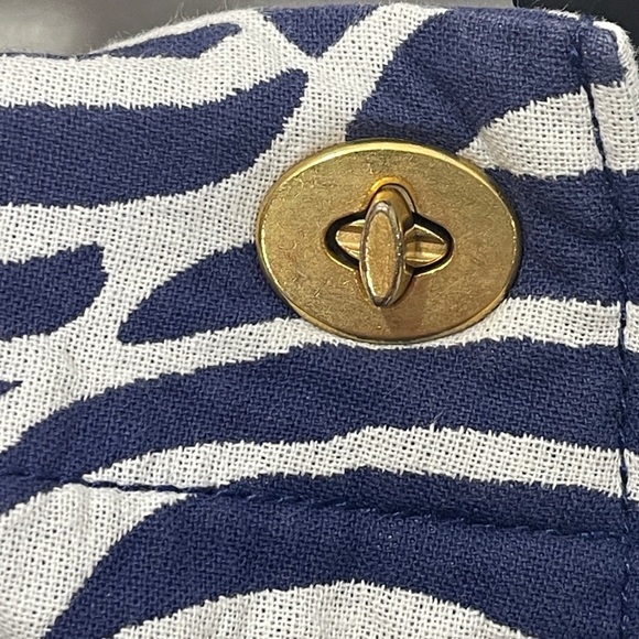 Lilly Pulitzer Maida On The Horizon Bright Navy Jacquard Faux Wrap Mini Skirt - Picture 5 of 8